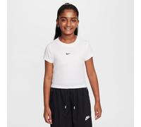NIKE Sportswear Camiseta Corta - Niña, White, HF7010-100, XS