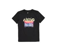 Nike Sportswear Camiseta 'FLY ABOVE' azul claro / amarillo claro / rosa claro / negro 128-138 azul claro / amarillo claro / rosa claro / negro