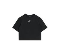 Nike Sportswear Camiseta De Manga Corta - Niña, Black/Flat Pewter, FN8589-010, XL