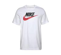 Nike Sportswear Camiseta 'Icon Futura' rojo / blanco M rojo / blanco