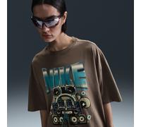 Nike Sportswear Camiseta oversize de manga corta - Mujer - Marrón XS (EU 32-34)