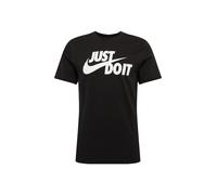 Nike Sportswear Camiseta 'Swoosh' negro / blanco M negro / blanco
