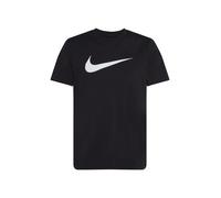 Nike Sportswear Camiseta 'Swoosh' negro / blanco, Talla L