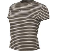 Nike Sportswear Chill Knit Camiseta Entallada A Rayas - Mujer, Mink Brown, HF9524-233, XL