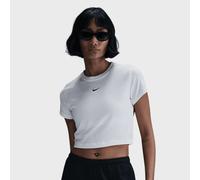 Nike Sportswear Chill Knit Crop Top blanco XS