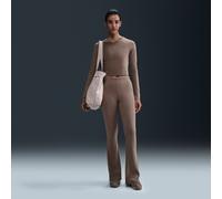 Nike Sportswear Chill Knit Leggings acampanados con elástico mini y ajuste ceñido - Mujer - Marrón XL (EU 48-50)