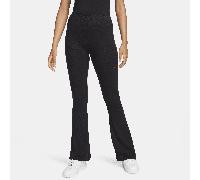 Nike Sportswear Chill Knit Leggings acampanados con elástico mini y ajuste ceñido - Mujer - Negro XL (EU 48-50)