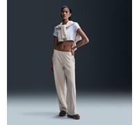Nike Sportswear Chill Knit Pantalón de velvetón de talle medio - Mujer - Marrón M (EU 40-42)