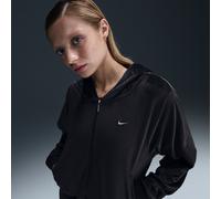 Nike Sportswear Chill Knit Sudadera con capucha de velvetón con cremallera completa y ajuste holgado - Mujer - Negro L (EU 44-46)