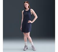Nike Sportswear Chill Knit Vestido de tirantes tipo gofre - Mujer - Azul XXL (EU 52-54)