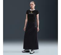Nike Sportswear Chill Poplin Falda de tejido Woven con ajuste holgado - Mujer - Negro S (EU 36-38)