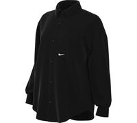 Nike Sportswear Chill Poplin Camisa holgada de manga larga con botones - Mujer - Negro S (EU 36-38)
