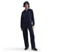 Nike Sportswear Chill Weite French-Terry-Kapuzenjacke für Damen Chaqueta con Capucha, Midnight Navy/Sail, Large Mujeres