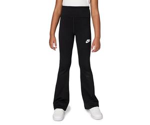 Nike Sportswear Classic Leggings Acampanados De Talle Alto - Niña, Black/White, FZ5585-010, M