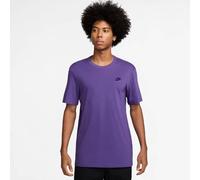 Nike Sportswear Club - Camiseta para Hombre, UVA Silvestre/Blanco, X-Large