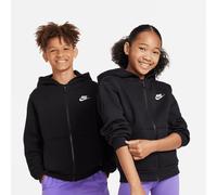 Nike Sportswear Sudadera con cremallera Club Fleece negro/blanco 128-134