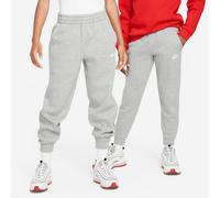 Nike K NSW Club FLC JGGR LBR Pants, DK Grey Heather/Base Grey/White, X-Large Unisex