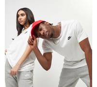 Nike M NSW Club tee T-Shirt, Hombre, White/Black, 2XL