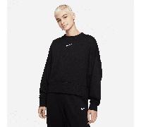 Nike Sportswear Collection Essentials Sudadera de chándal oversize de tejido Fleece - Mujer - Negro XS (EU 32-34)