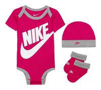 Nike Sportswear Conjunto 'Futura' gris moteado / rosa oscuro / blanco 68-80 EUR