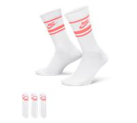 Nike Sportswear Dri-FIT Everyday Essential Calcetines largos (3 pares) - Blanco 38-42