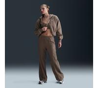Nike Sportswear Everything Wovens Pantalón de talle medio con dobladillo abierto - Mujer - Marrón M (EU 40-42)