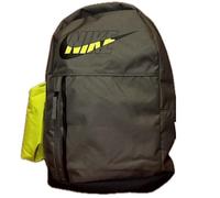 NIKE SPORTSWEAR MOCHILA ELEMENTAL, 13 x 30 x 45 cm, 45,7 cm de alto x 30,5 cm de ancho x 12,7 cm de profundidad, verde oliva mediano / cactus brillante / negro