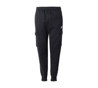 Nike Sportswear Pantalón cargo 'CLUB FLEECE' negro / blanco 35-36 negro / blanco