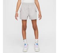 Nike Sportswear Pantalón corto cargo de tejido Woven - Niña - Gris XS