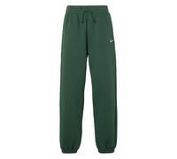 Nike Sportswear Pantalón 'Phoenix Fleece' verde oscuro / blanco 36 verde oscuro / blanco