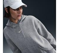 Nike Sportswear Phoenix Fleece Sudadera con capucha y ajuste oversize - Mujer - Gris M Short