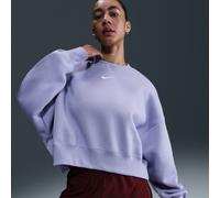 Nike Sportswear Sudadera 'Phoenix Fleece' lavanda / blanco perla, Talla L
