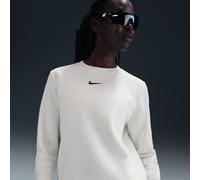 Nike Sportswear Phoenix Fleece Sudadera De Chándal De Cuello Redondo - Mujer, Sail/Black, DQ5751-133, M
