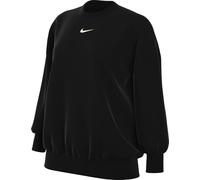 Nike Sportswear Phoenix Fleece Sudadera De Cuello Redondo Oversize - Mujer, Black/Sail, FZ4270-010, S