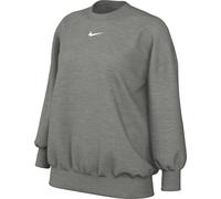 Nike Sportswear Phoenix Fleece Sudadera De Cuello Redondo Oversize - Mujer, Dk Grey Heather/Sail, FZ4270-063, XS