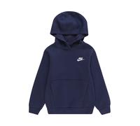 Nike Sportswear Sudadera 'Club Fleece' navy / blanco 122-128 navy / blanco