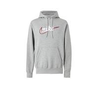 Nike Sportswear Sudadera 'CLUB' marrón rojizo / gris moteado / blanco XS marrón rojizo / gris moteado / blanco
