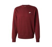 Nike Sportswear Sudadera 'CLUB' rojo vino / blanco S rojo vino / blanco
