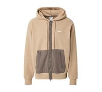 Nike Sportswear Sudadera con cremallera beige / color barro / blanco XS beige / color barro / blanco