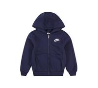 Nike Sportswear Sudadera con cremallera 'CLUB FLEECE' navy / blanco 104 navy / blanco