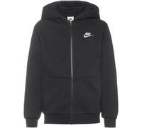 Nike Sportswear Sudadera con cremallera 'CLUB FLEECE' negro / blanco 128-134 negro / blanco