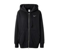 Nike Sportswear Sudadera con cremallera 'Phoenix Fleece' negro / blanco XL negro / blanco