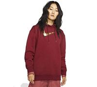 Nike Sportswear Sudaderas, Mujer, Team Red/Team Red/Metallic Gold, XL