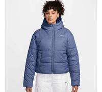 Nike Classic Puffer Chaqueta con capucha de ajuste holgado Therma-FIT - Mujer - Azul L (EU 44-46)