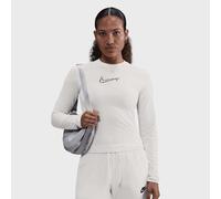Nike Sportswear Tight Cropped Long-Sleeve T-Shirt gris XS