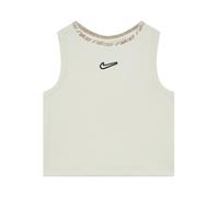 Nike Sportswear Top 'DANCE' beige oscuro / blanco perla 138-147 beige oscuro / blanco perla
