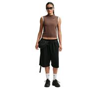 Nike Sportswear Top sin Mangas con Cremallera Cuarto Y Ajuste Ajustado para Mujer, LT Chocolate, IO4441-216, M
