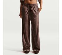 Nike Sportswear Trend High-Rise Wide Velour Pants marrón L
