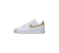 NIKE Zapatillas Wmns Air Force 1 '07 Next Nature Código DC9486-114 Blanco Mujer, Blanco y dorado., 40 EU