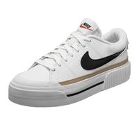 NIKE Court Legacy Lift, Sneaker Mujer, White Black Hemp Team Orange, 40 EU
